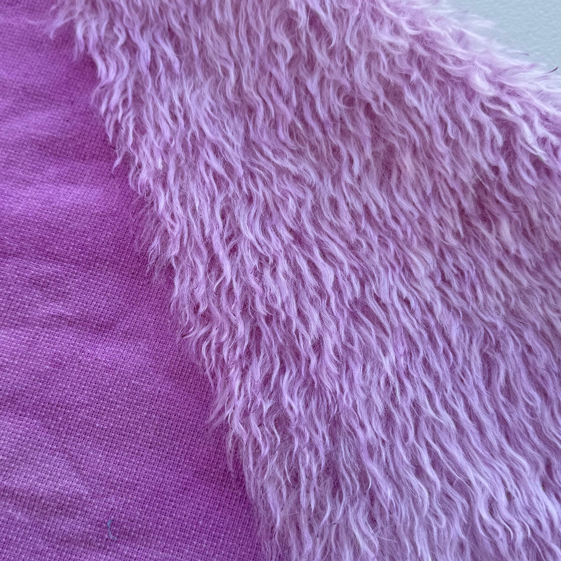 Shaggy 23mm Mohair - Hand Dyed Candy Pink - Fat 1/8m - JUL075
