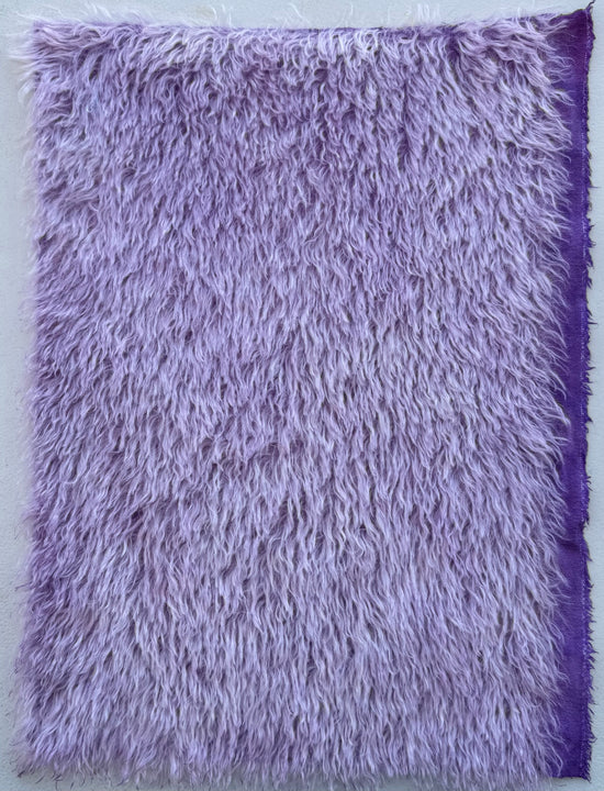 Shaggy 23mm Mohair - Hand Dyed Lilac - Fat 1/8m - JUL076