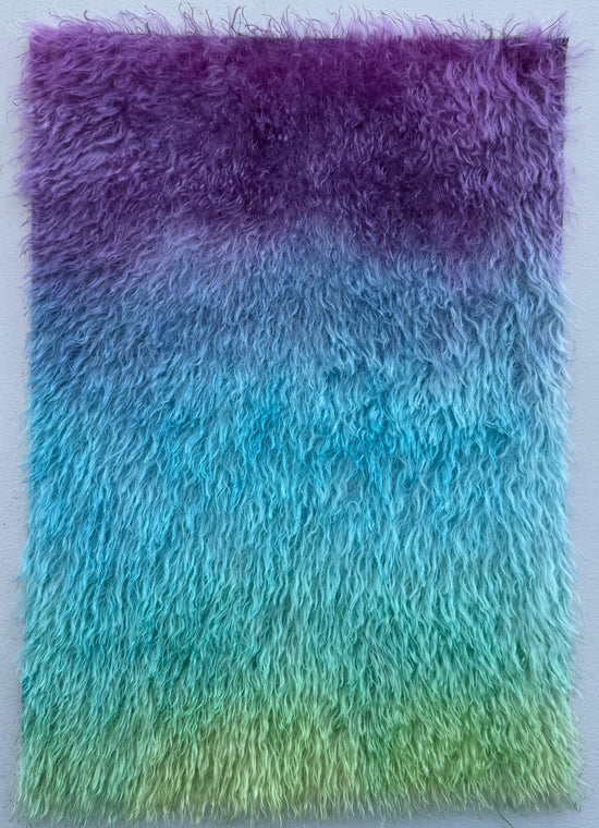 Shaggy 23mm Mohair - Hand Dyed Cool Waters - Fat 1/8m - JUL079