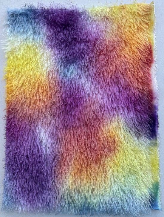 Shaggy 23mm Mohair - Hand Dyed Sunset Clouds - Fat 1/8m - JUL080