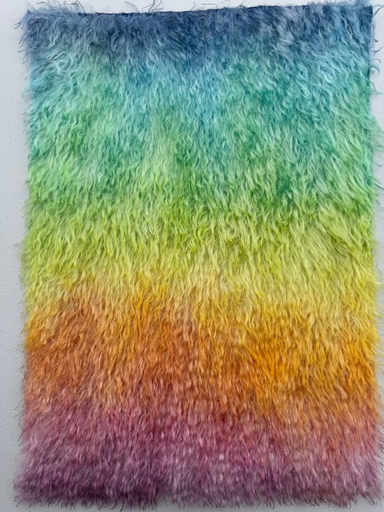 Shaggy 23mm Mohair - Hand Dyed Sunrise - Fat 1/8m - JUL084