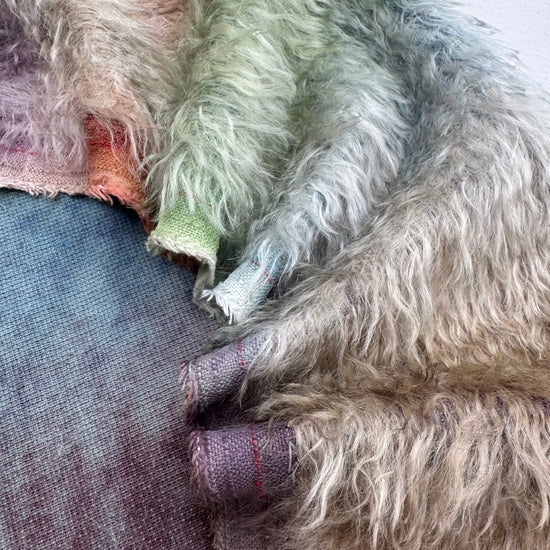 Shaggy 23mm Mohair - Hand Dyed Woodlands - Fat 1/8m - JUL085