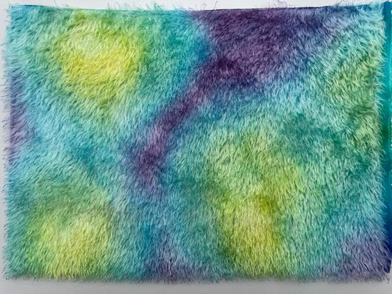 Shaggy 23mm Mohair - Hand Dyed Summer Waters - Fat 1/4m - JUL089