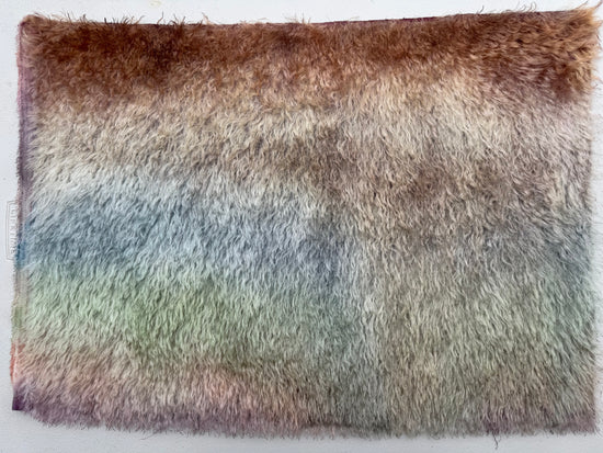 Shaggy 23mm Mohair - Hand Dyed Frosted Woodland - Fat 1/4m - JUL091