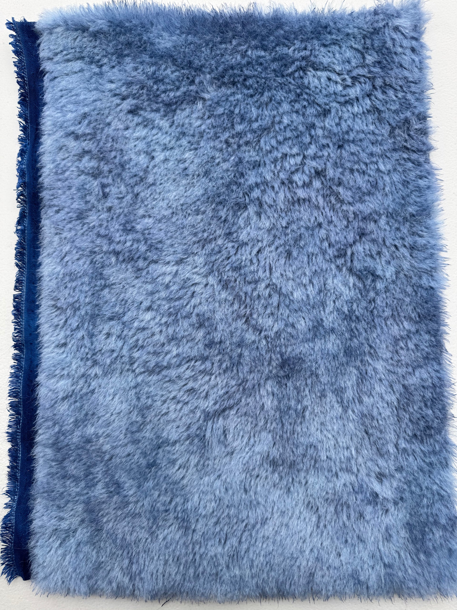 Medium Alpaca  - Hand Dyed Denim Blue - Fat 1/8m - JUL097