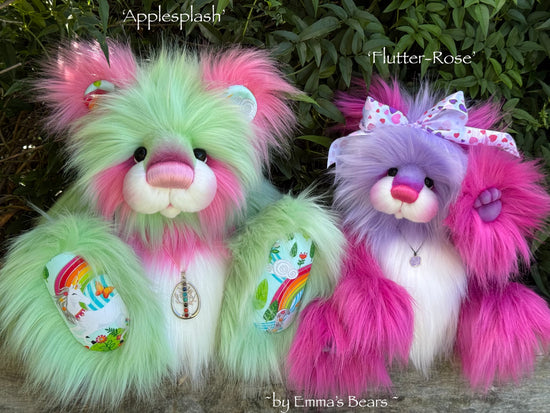 KIT - 18" Applesplash faux fur Bear