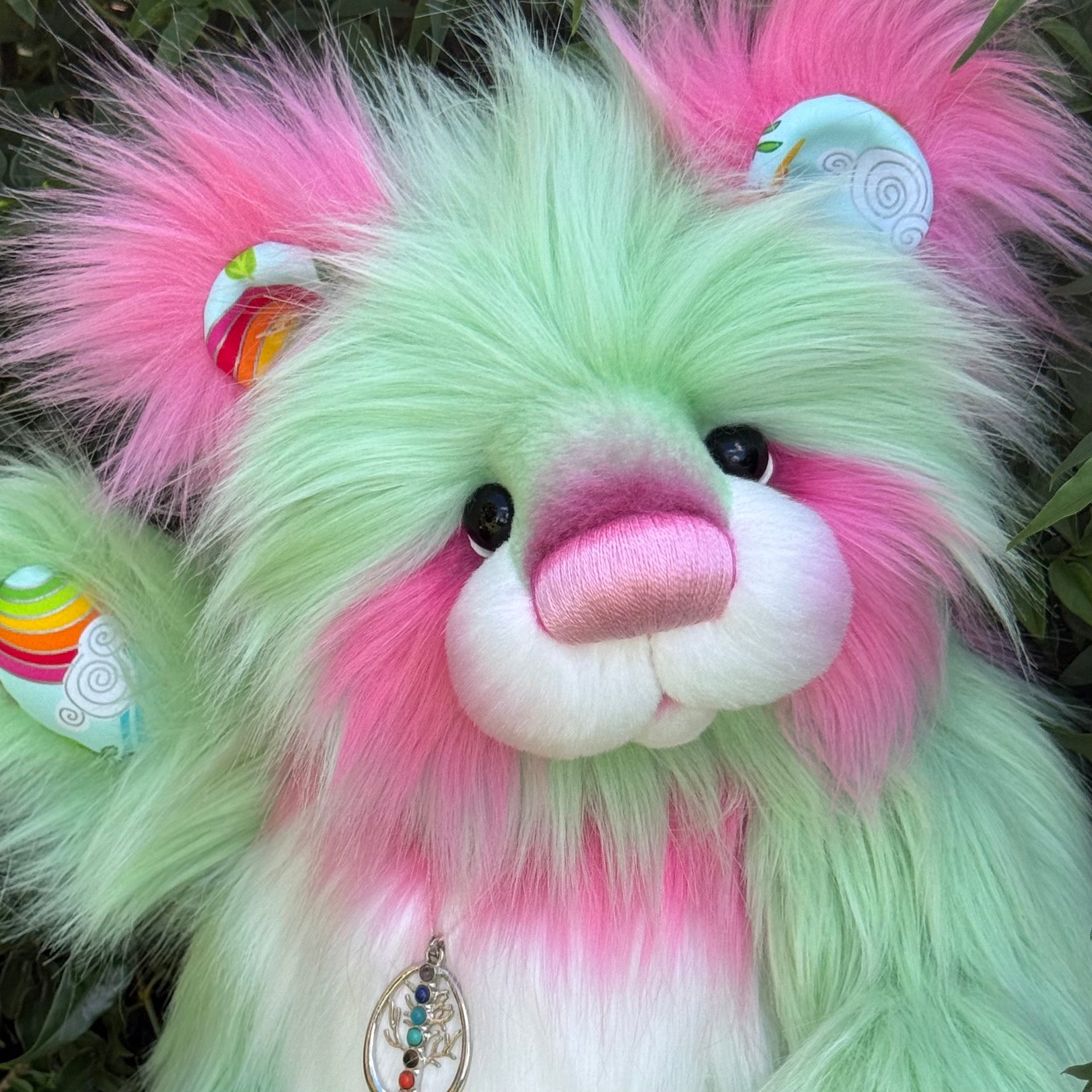 Applesplash - 18" Luxury faux fur artist bear by Emma's Bears - OOAK