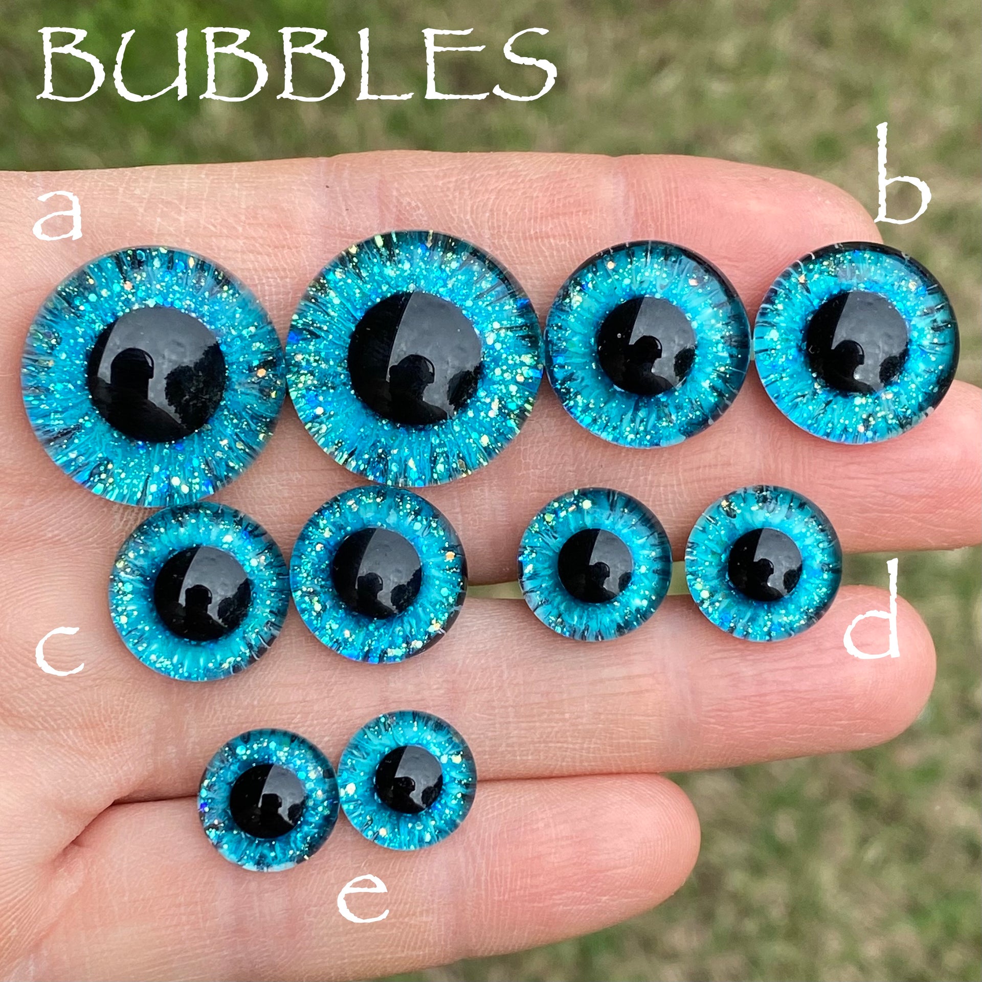 Hand Painted Eyes - Bubbles