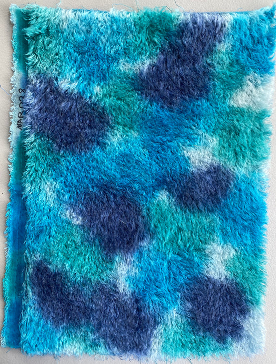 Medium String Mohair - Hand Dyed Blue Lagoon - Fat 1/8m - MAR028