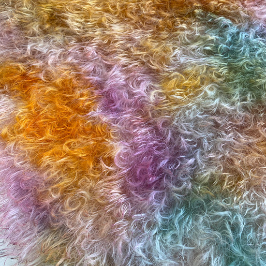 Tangled 38mm Shaggy Mohair - Hand Dyed Autumn Leaves - Fat 1/2m - MAR074