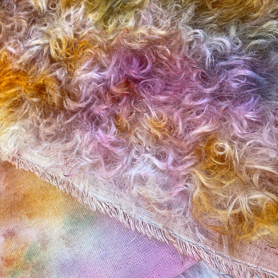 Tangled 38mm Shaggy Mohair - Hand Dyed Autumn Leaves - Fat 1/2m - MAR074