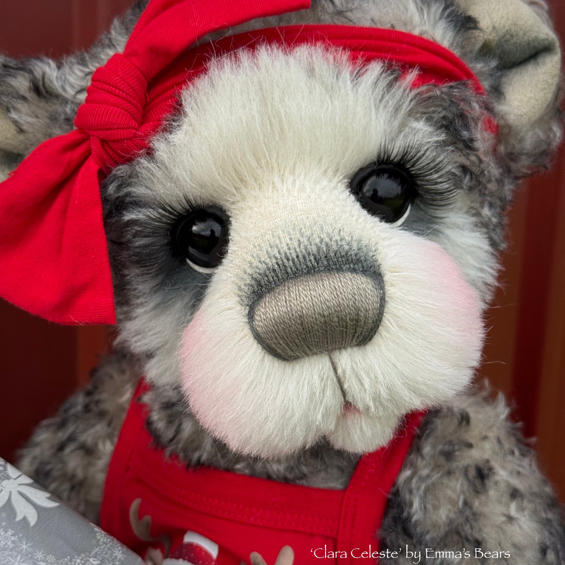 Clara Celeste - 20" Christmas 2024 Artist Bear by Emma's Bears - OOAK