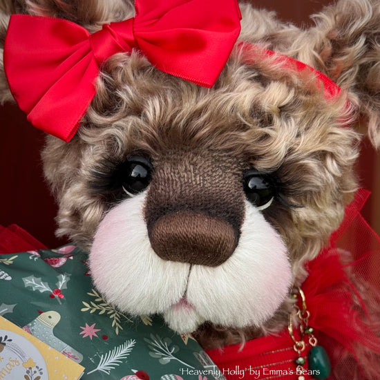 Heavenly Holly - 21" Christmas 2024 Artist Bear by Emma's Bears - OOAK