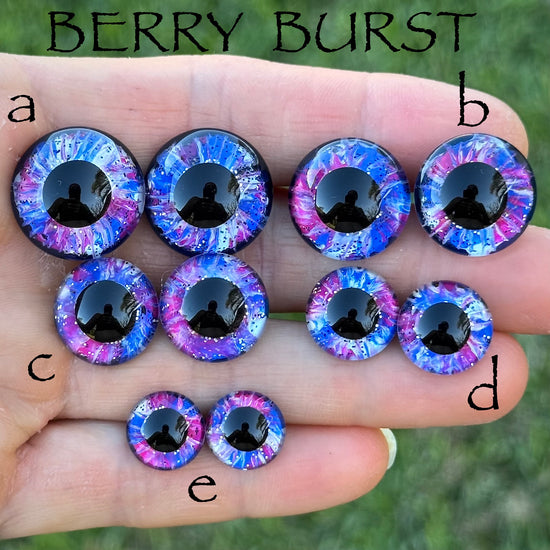 Hand Painted Eyes - Berry Burst