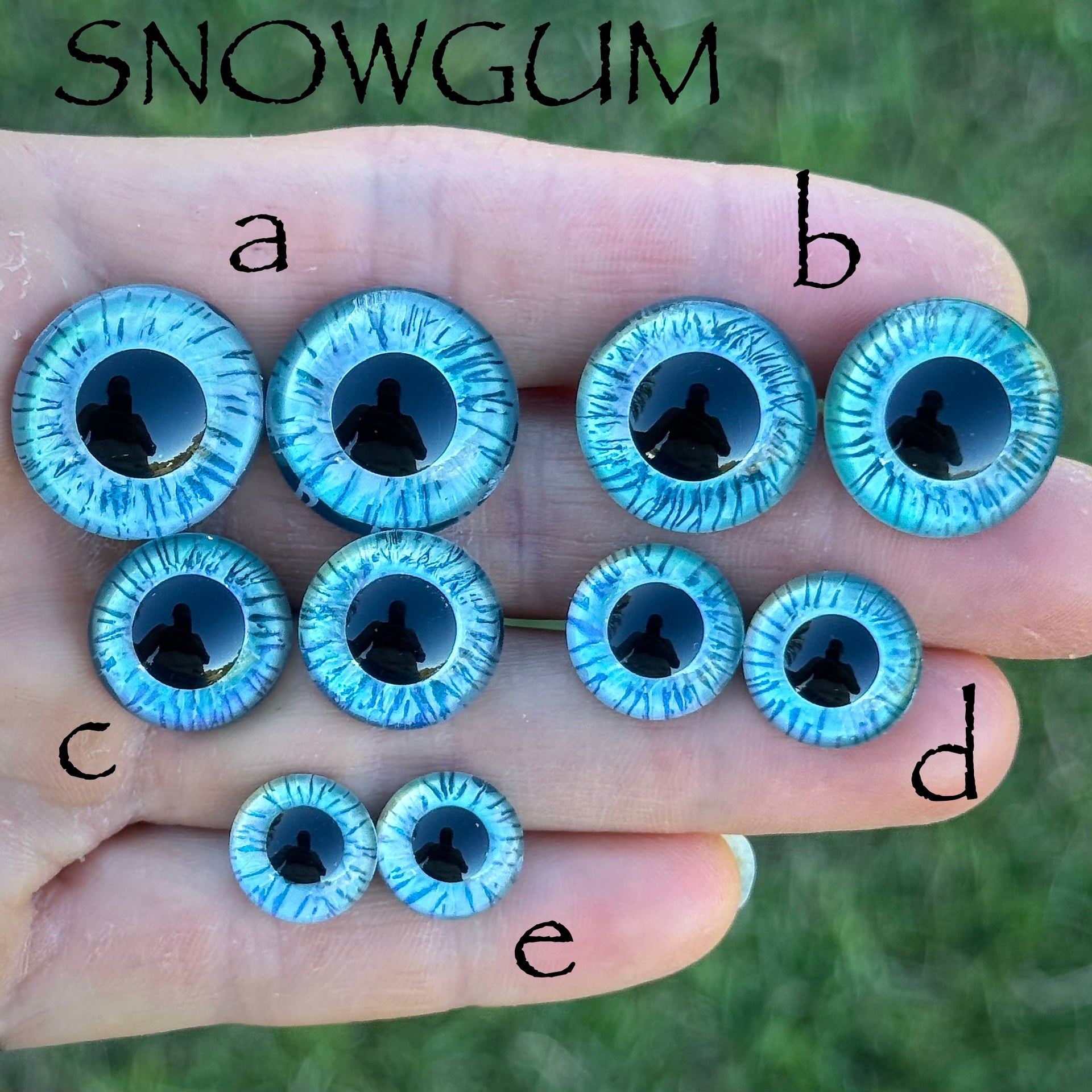 Hand Painted Eyes - Snowgum