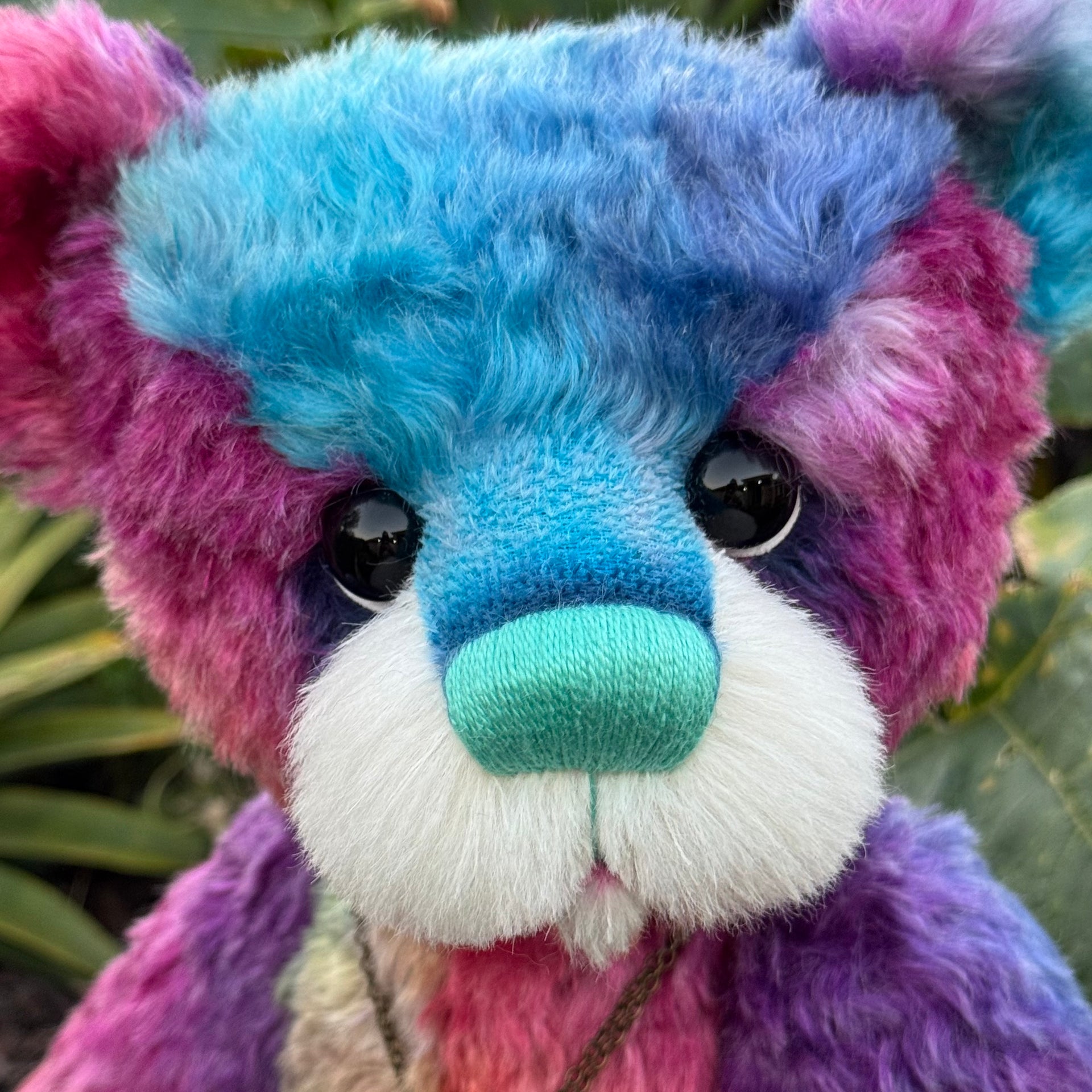 Barringwell - 16" hand dyed mohair bear by Emmas Bears - OOAK