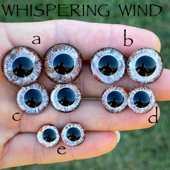 Hand Painted Eyes - Whispering Wind