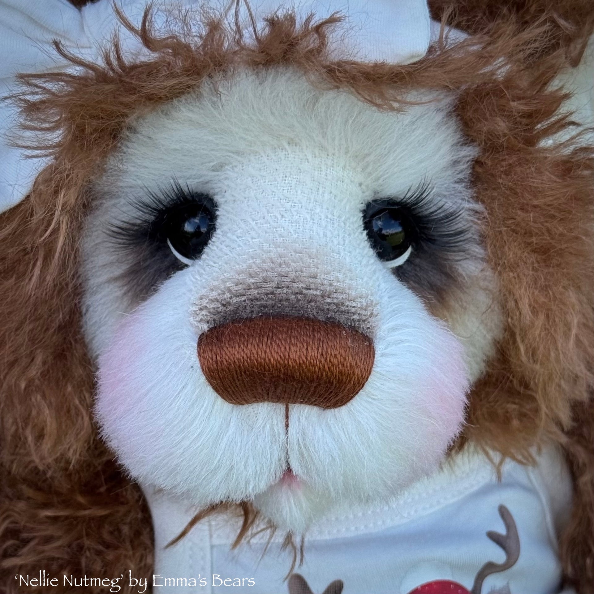 Nellie Nutmeg - 20" Christmas 2024 Artist Bear by Emma's Bears - OOAK