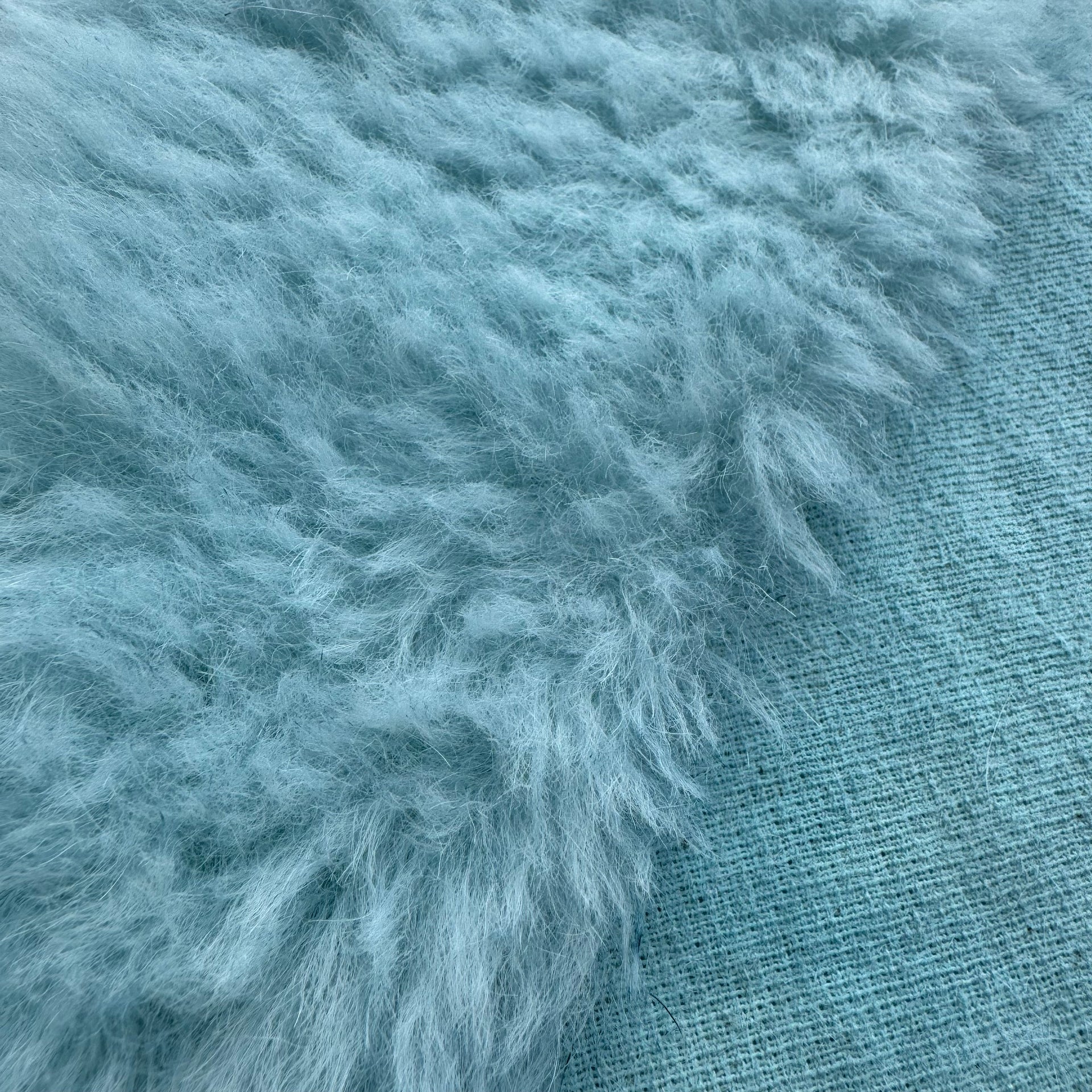 Long Alpaca - Hand Dyed Cloudy Sky - Fat 1/8m - DEC001