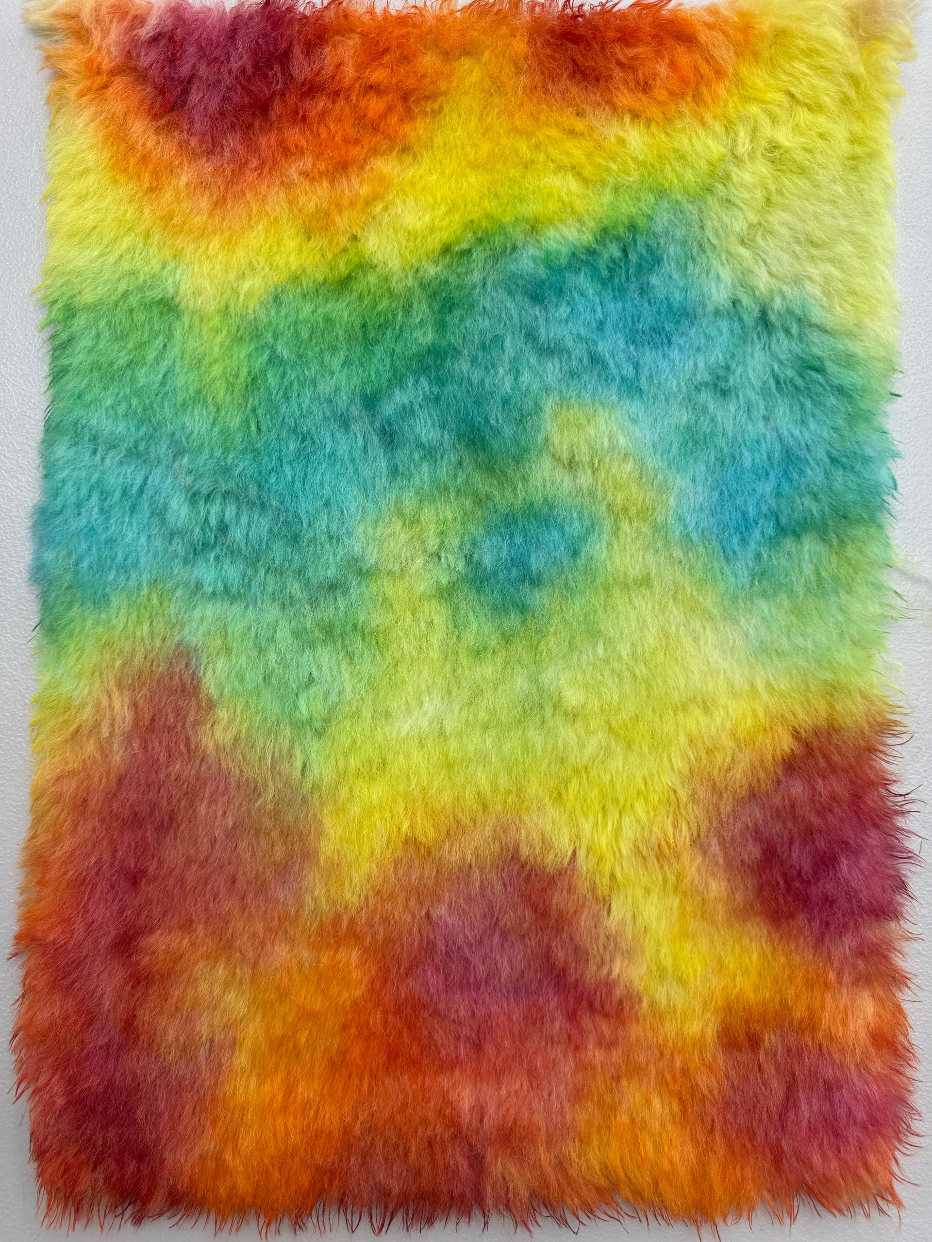 Long Alpaca - Hand Dyed Summertime - Fat 1/8m - DEC007