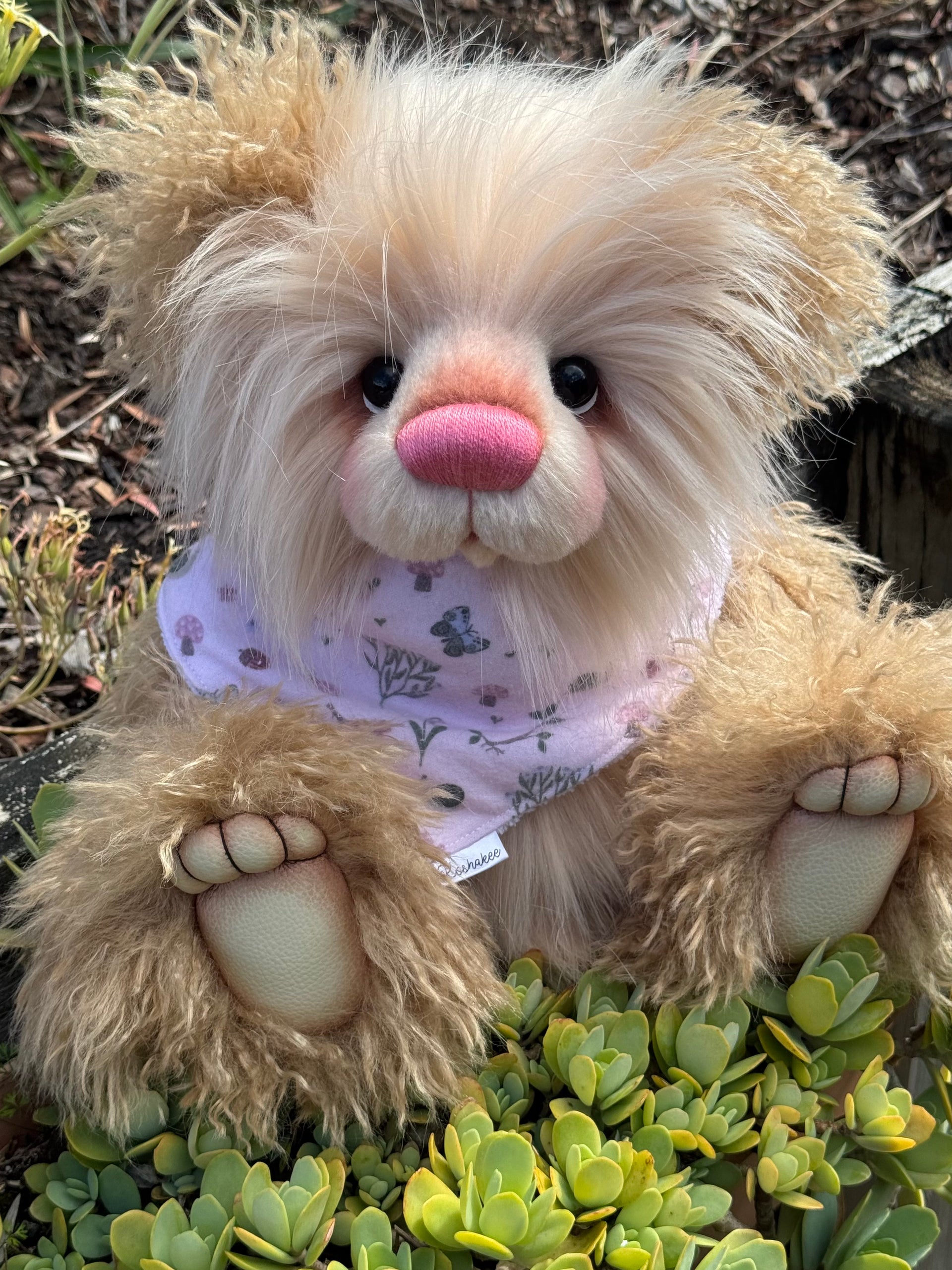 Edith - 16" faux fur bear by Emmas Bears - OOAK
