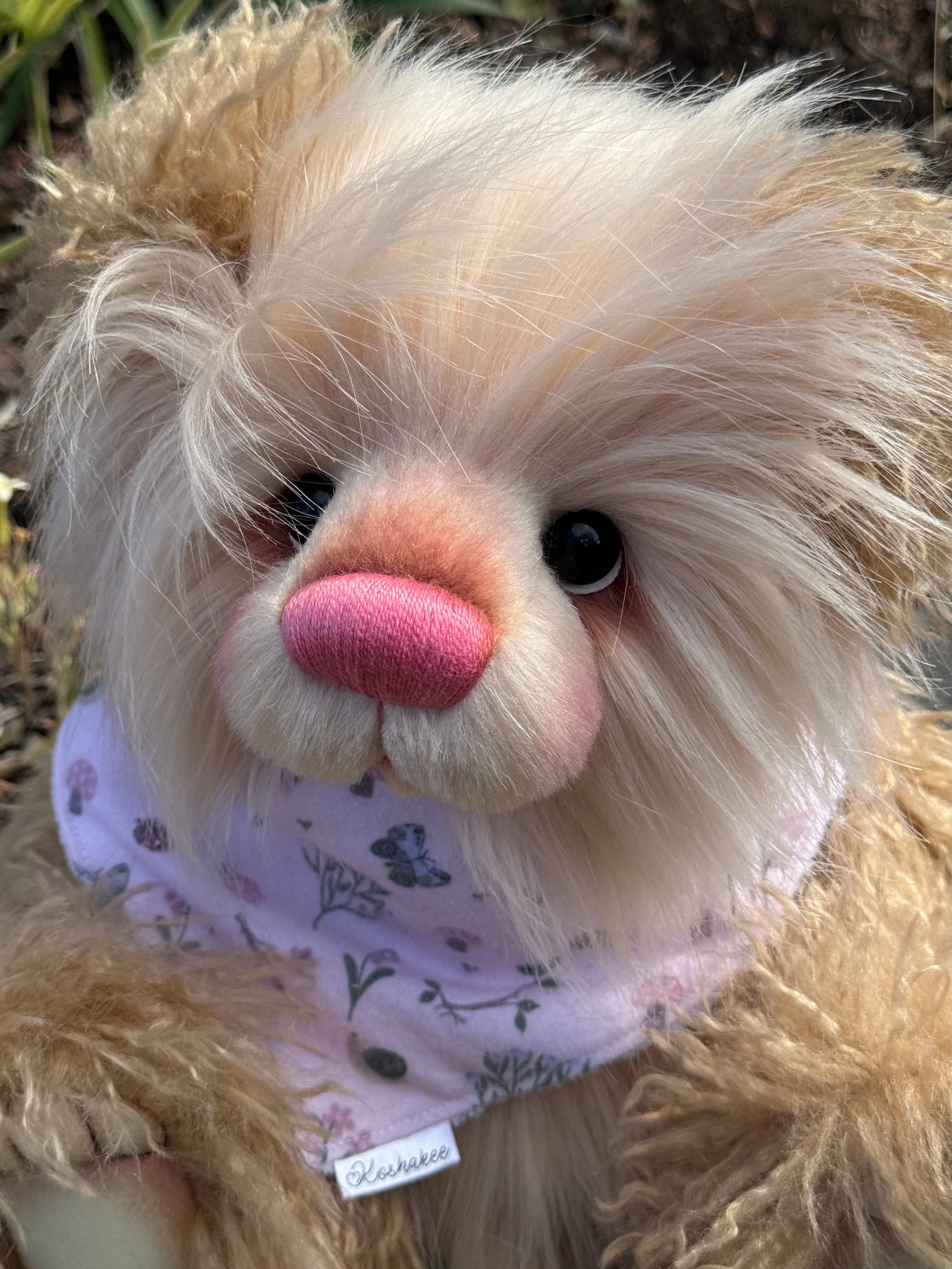Edith - 16" faux fur bear by Emmas Bears - OOAK