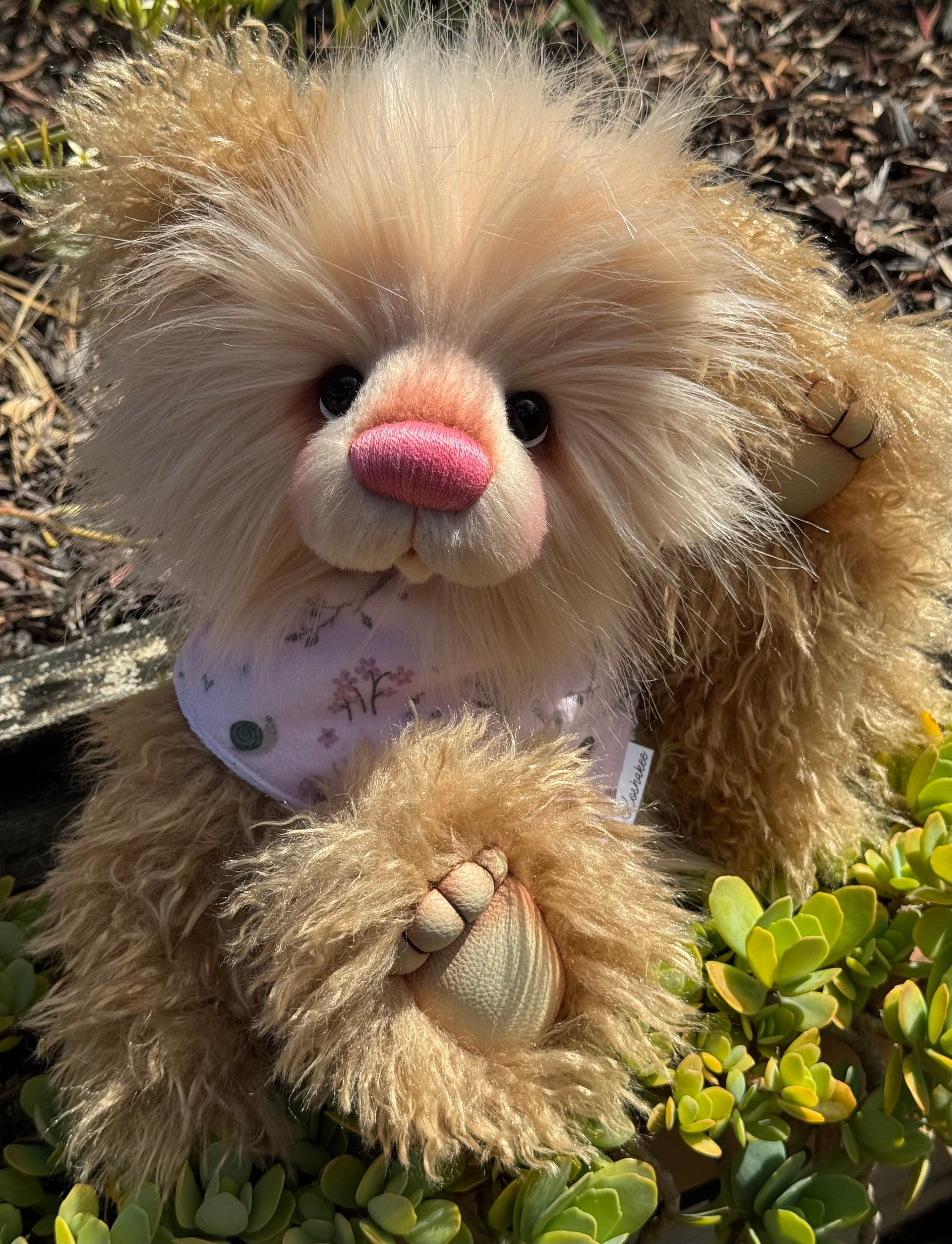Edith - 16" faux fur bear by Emmas Bears - OOAK