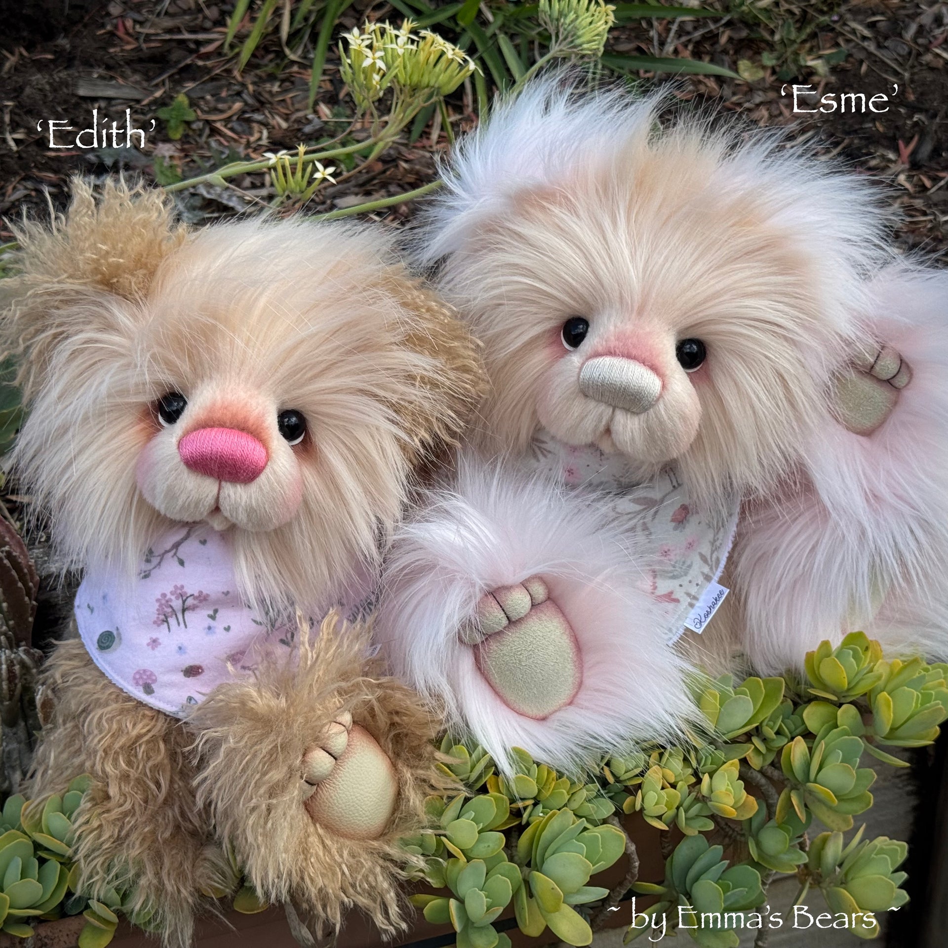 KITS - 16" Edith faux fur bear