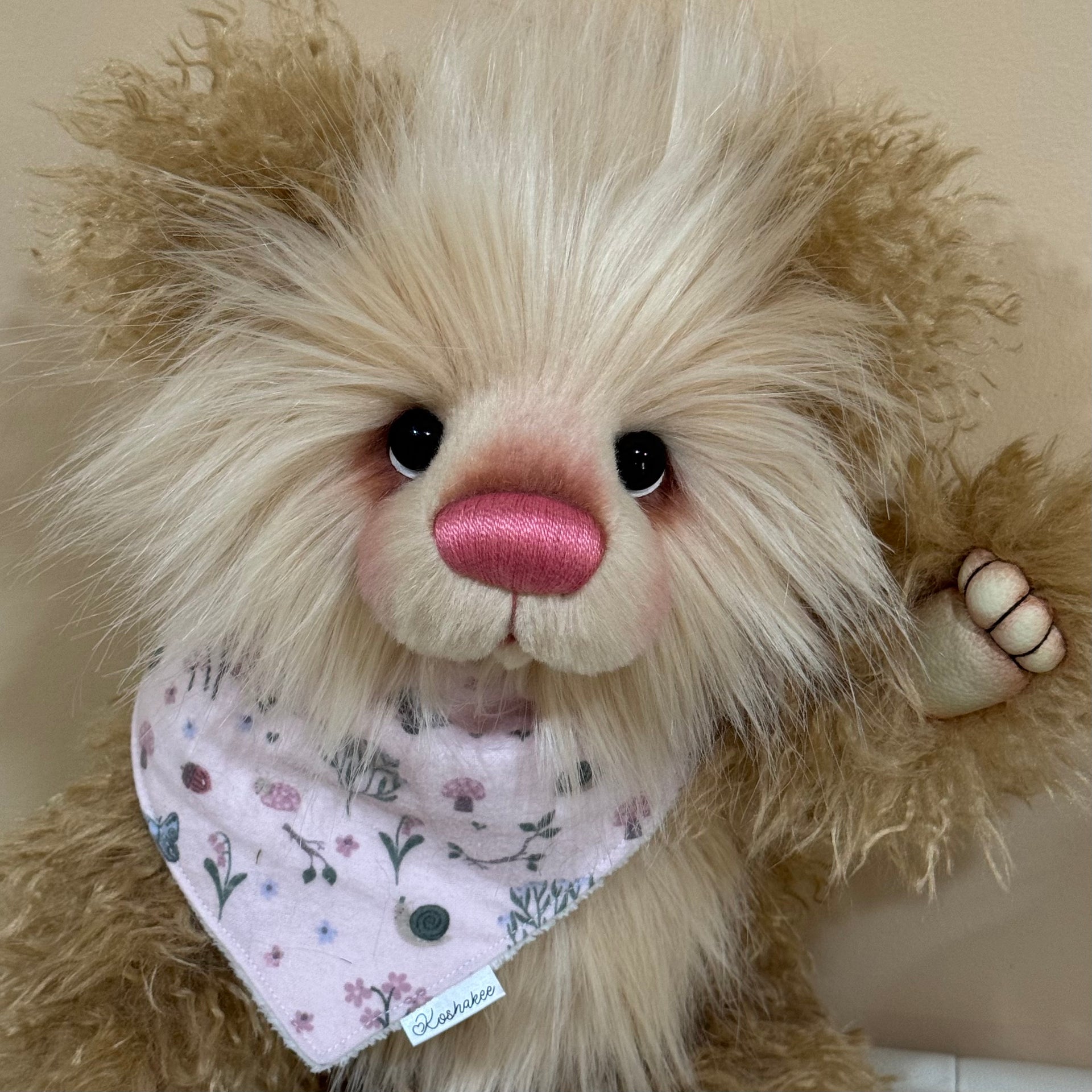 Edith - 16" faux fur bear by Emmas Bears - OOAK