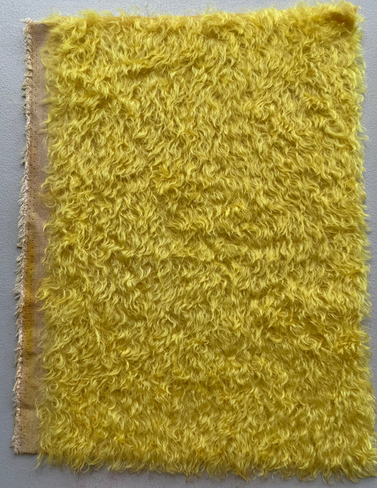 Bianca Mohair - Hand Dyed Fluffy Duckling - Fat 1/8m - DEC129a