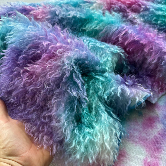 Curlylocks Mohair - Hand Dyed Mermaid - Fat 1/2m - DEC160