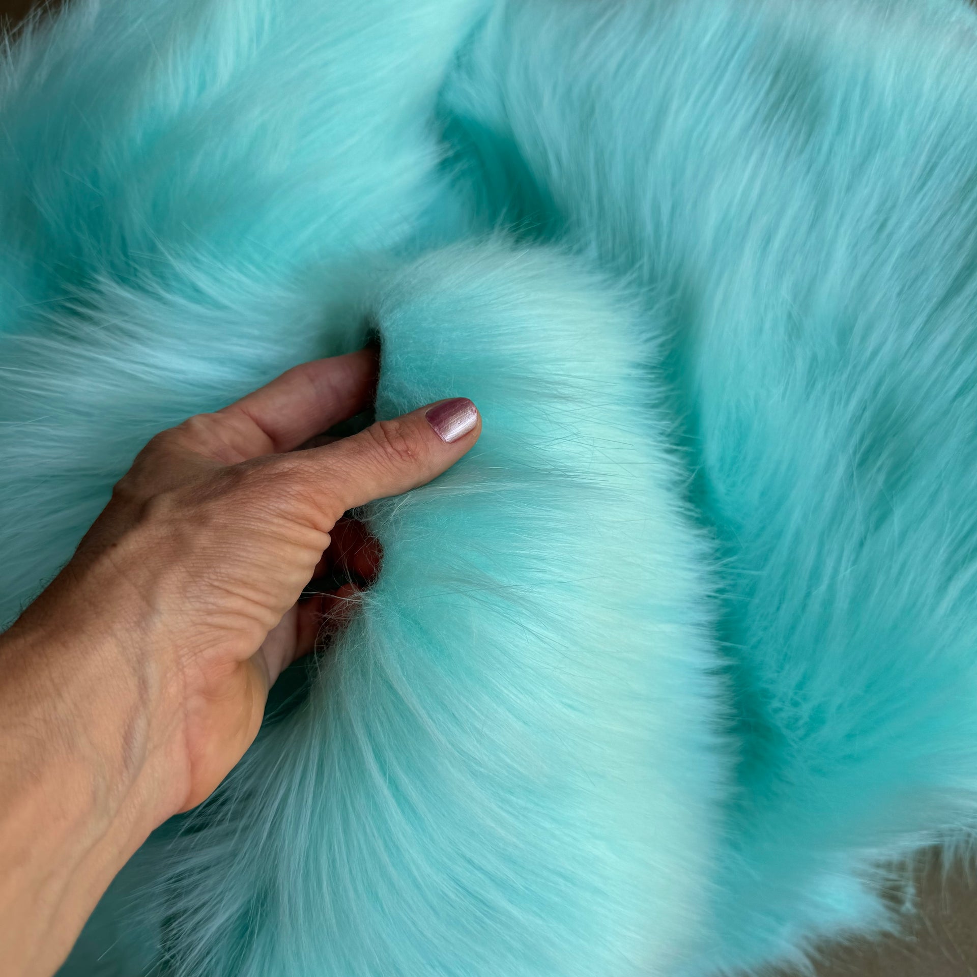 CARIBBEAN AQUA - Luxury Faux Fur - 2025 Range