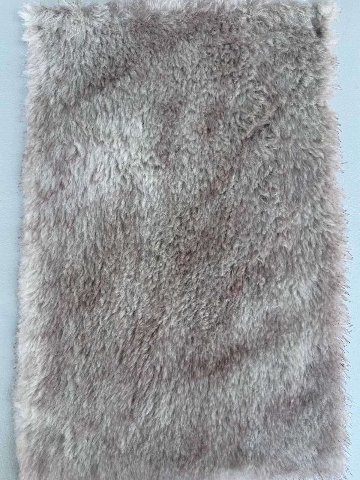 Long Alpaca - Hand Dyed Smokey Mushroom Batik - Fat 1/8m - SEP001