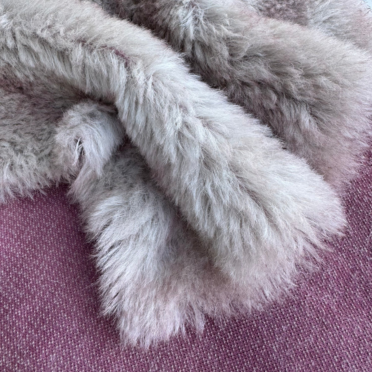 Long Alpaca - Hand Dyed Smokey Mushroom Batik - Fat 1/8m - SEP001