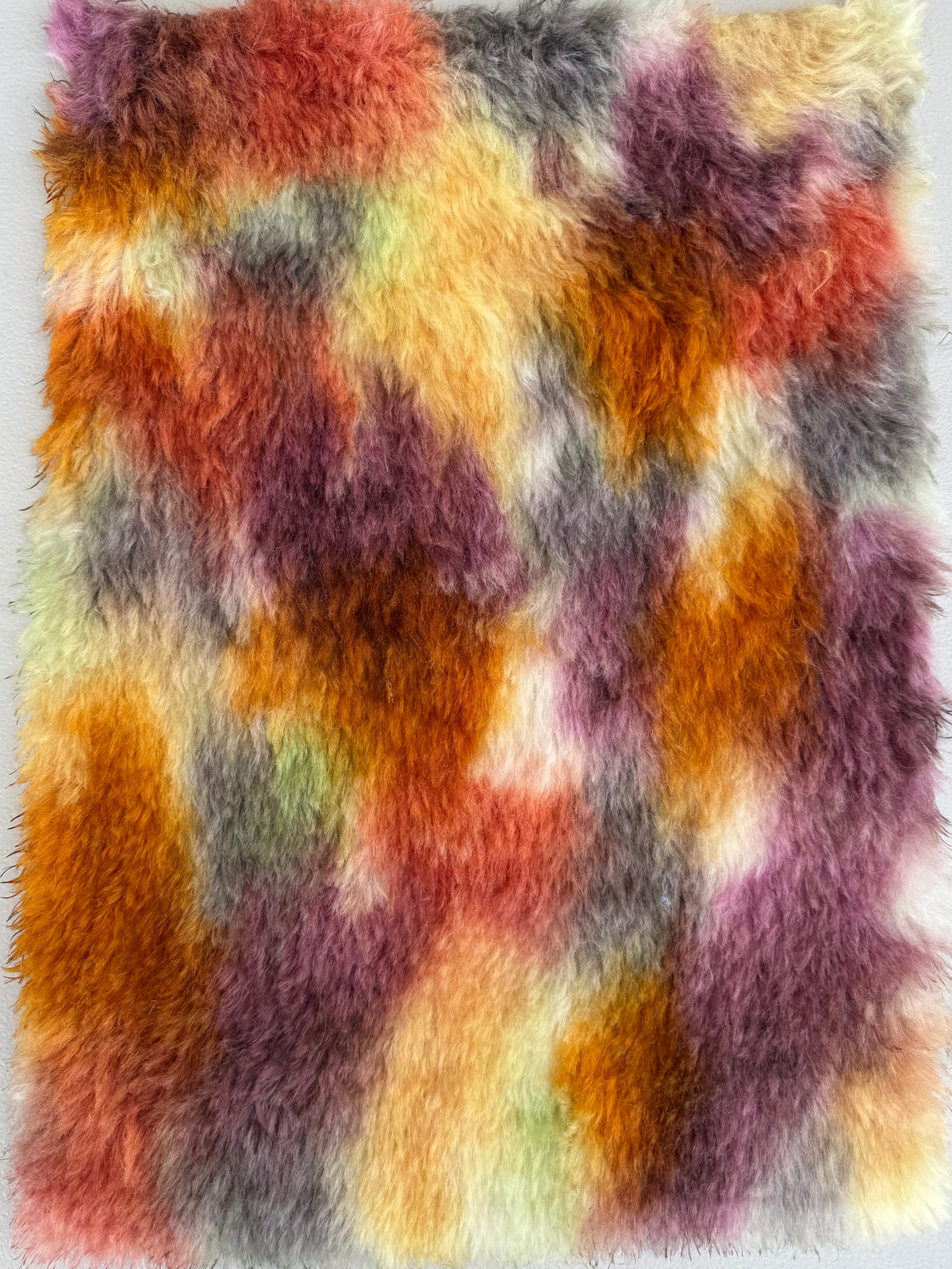 Long Alpaca - Hand Dyed Autumn Leaves - Fat 1/8m - SEP002