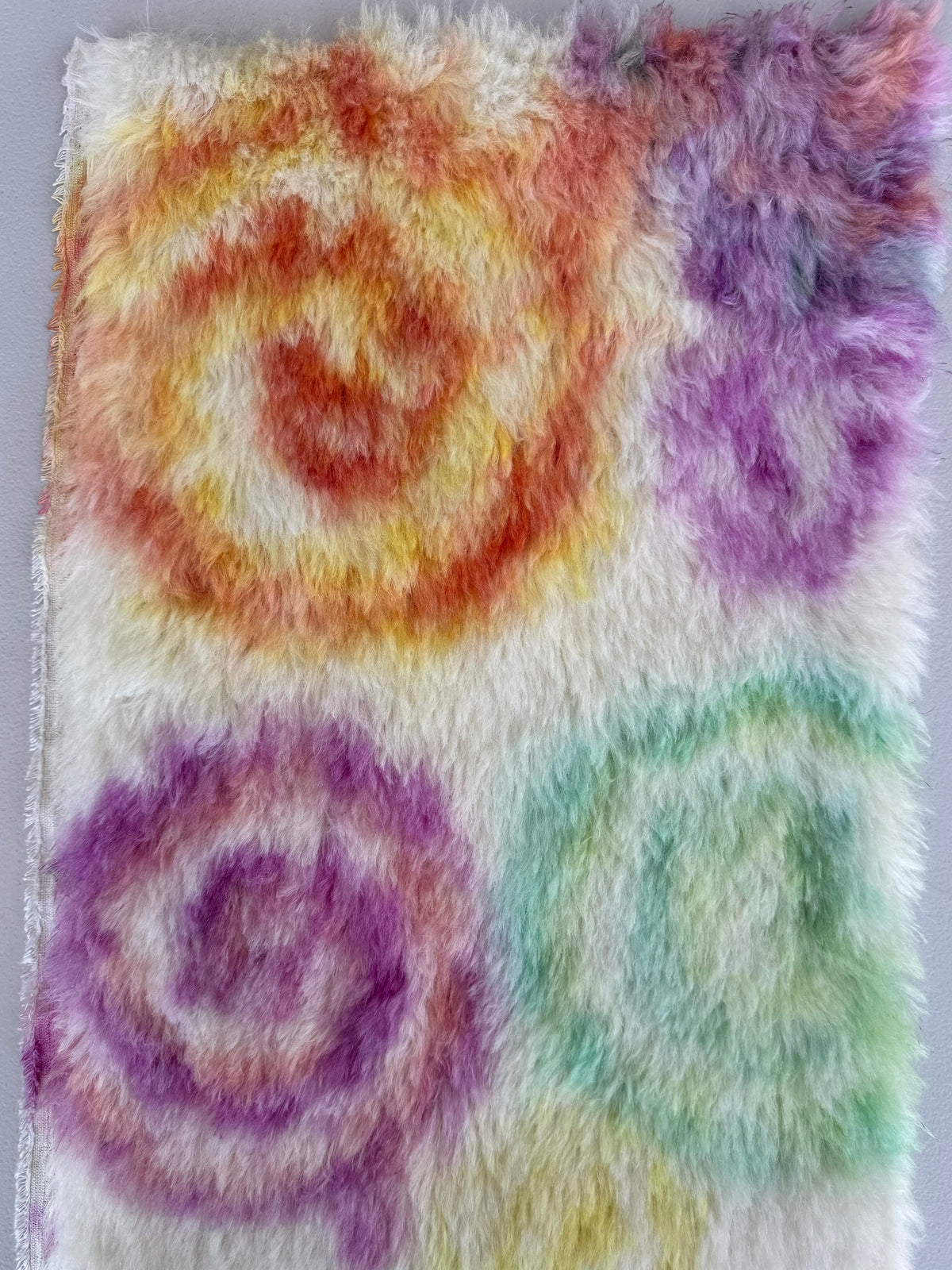 Long Alpaca - Hand Dyed Fairy Rings - Fat 1/8m - SEP003
