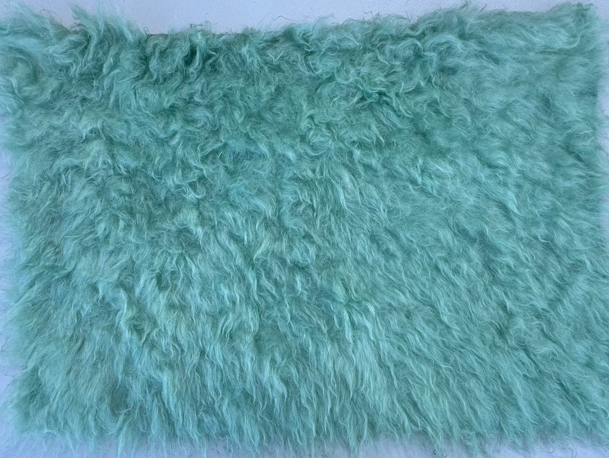 Super Long Pile 70mm Mohair - Hand Dyed Sage Green - Fat 1/4m - SEP014