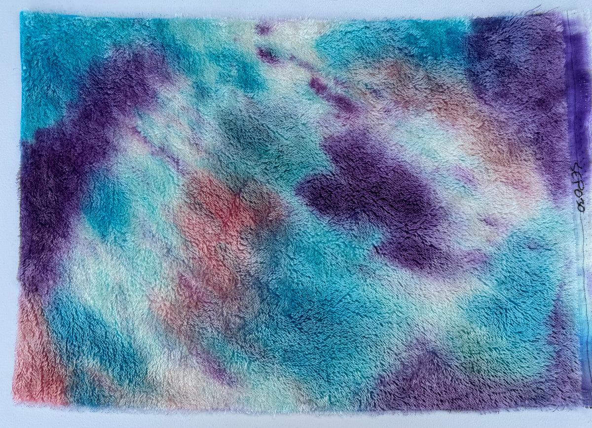 Short 9mm String Mohair - Hand Dyed Unicorn Whisper - Fat 1/4m - SEP030