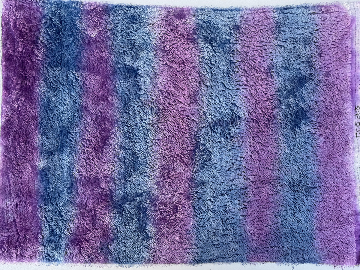 Short 9mm String Mohair - Hand Dyed Blueberry Jam - Fat 1/4m - SEP032