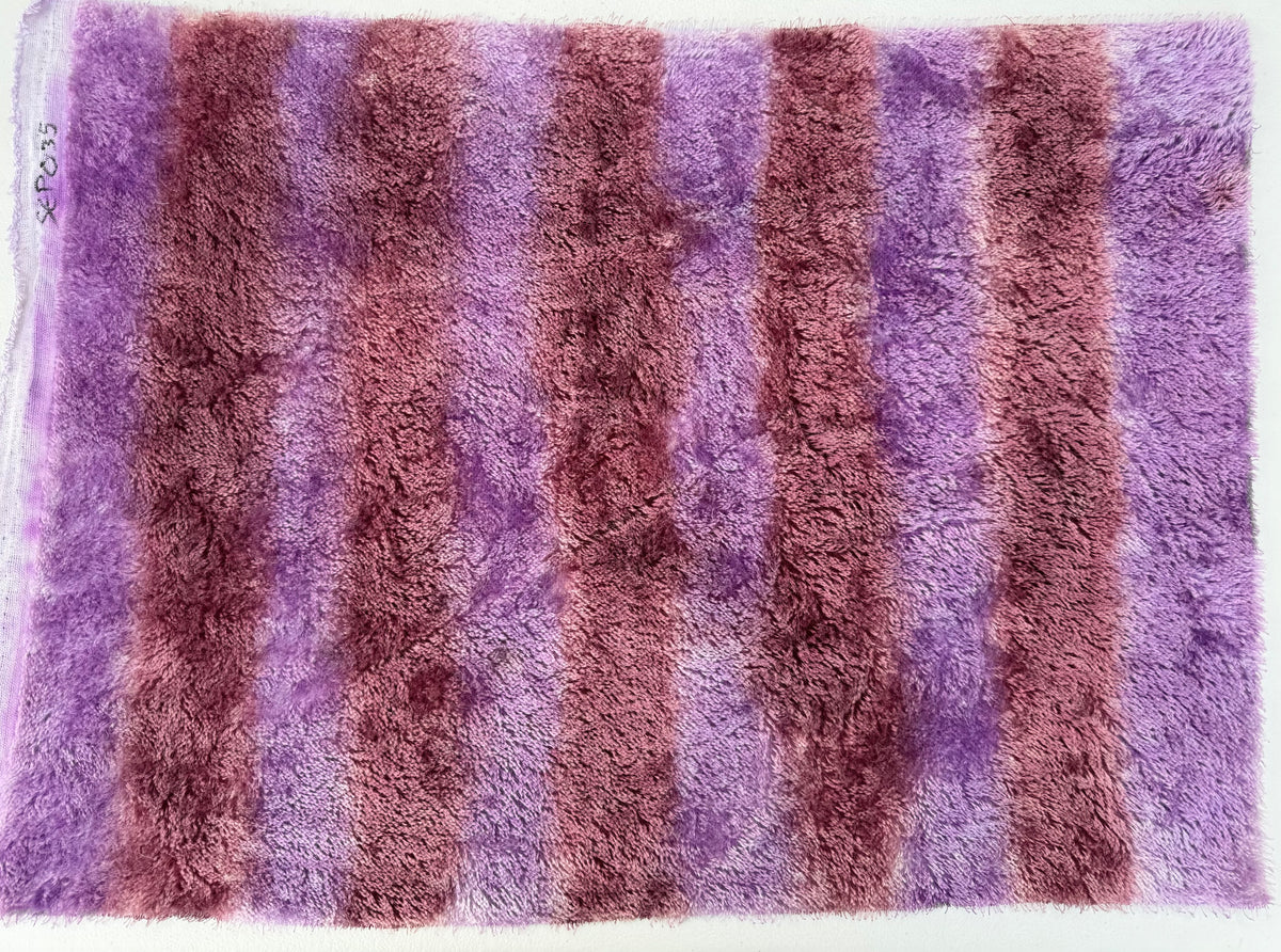 Short 9mm String Mohair - Hand Dyed Plum Pie - Fat 1/4m - SEP035