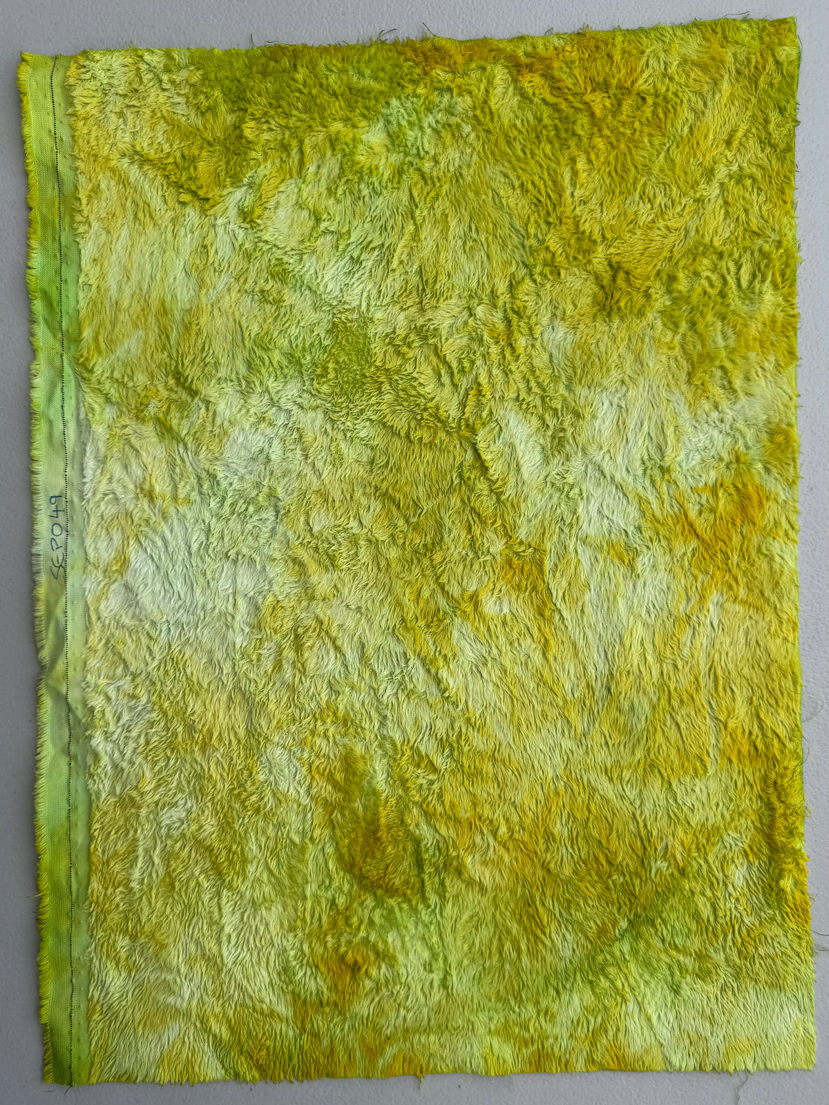 Standard Viscose - Hand Dyed Sunny Lime Batik - Fat 1/8m - SEP049