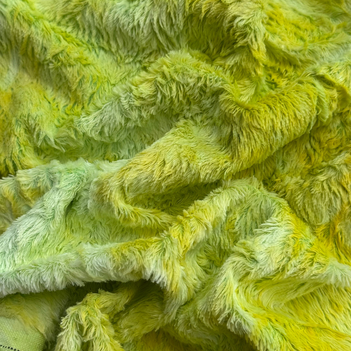 Standard Viscose - Hand Dyed Sunny Lime Batik - Fat 1/8m - SEP049