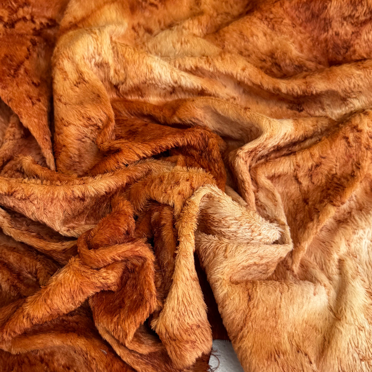 Standard Viscose - Hand Dyed Cinnamon Toffee Batik - Fat 1/4m - SEP066