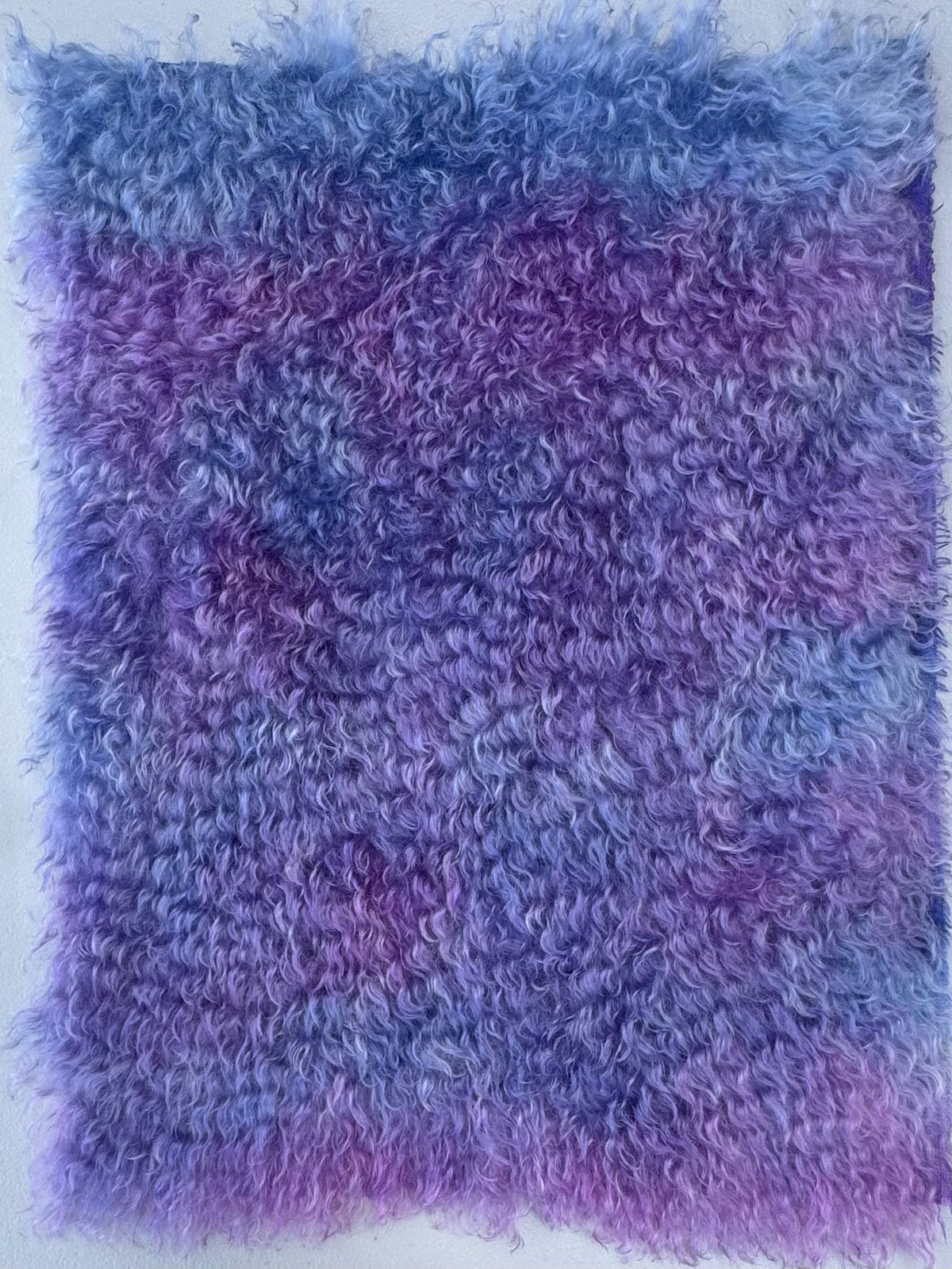 Curlylocks Mohair - Hand Dyed Indigo Berry - Fat 1/8m - SEP072