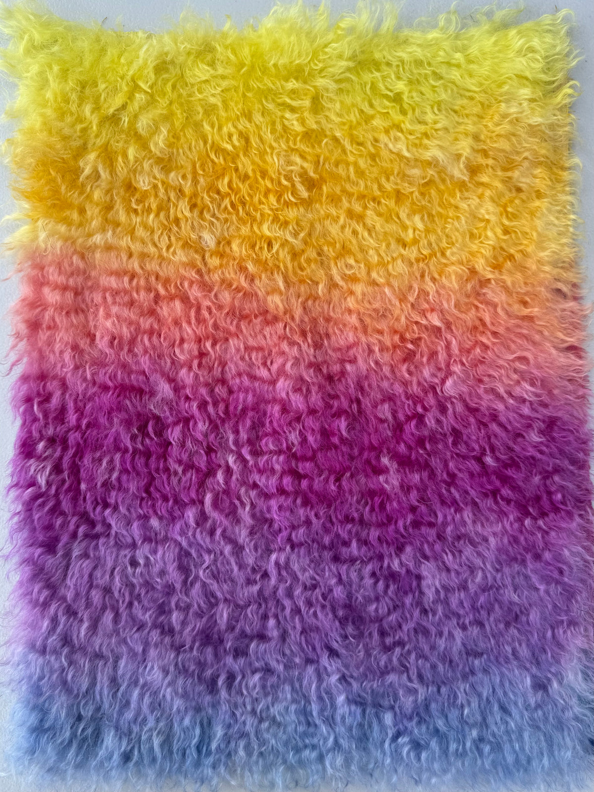Curlylocks Mohair - Hand Dyed Sunset - Fat 1/8m - SEP073