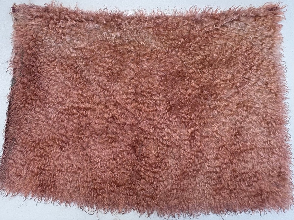 Curlylocks Mohair - Hand Dyed Redwood Batik - Fat 1/4m - SEP077