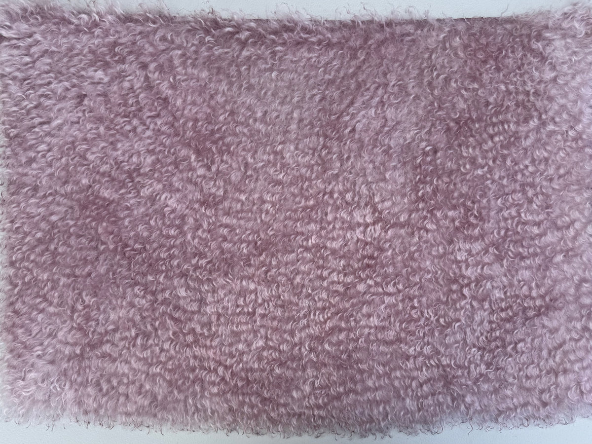 Curlylocks Mohair - Hand Dyed Mushroom Blush - Fat 1/4m - SEP078