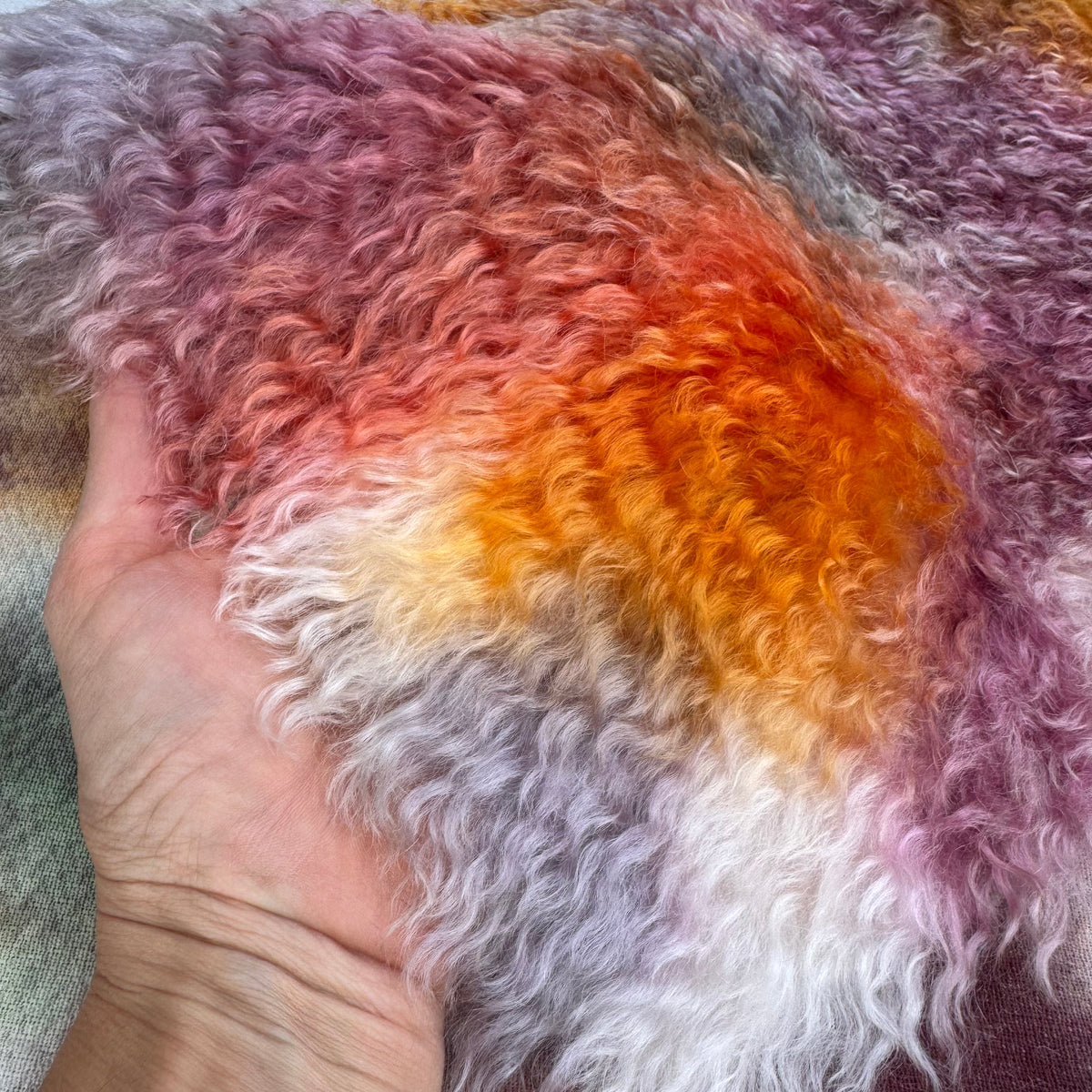 Curlylocks Mohair - Hand Dyed Autumn - Fat 1/4m - SEP081