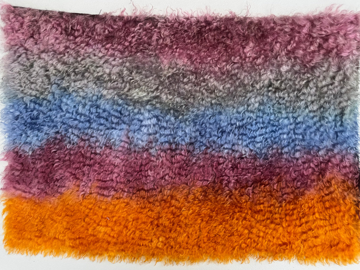 Curlylocks Mohair - Hand Dyed Outback Dusk - Fat 1/4m - SEP083