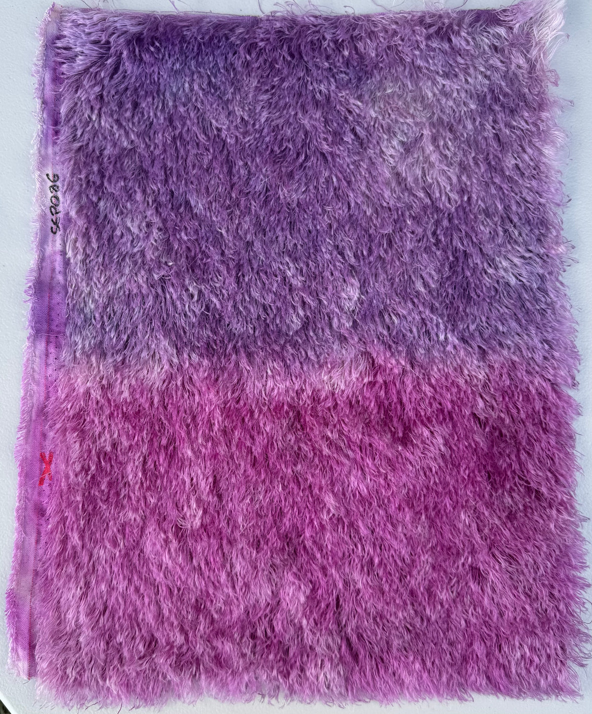 25mm String Mohair - Hand Dyed Pansy Orchid - Fat 1/8m - SEP086